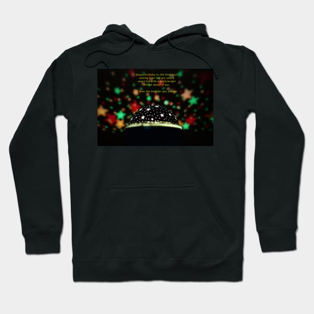 Happy Birthday Shining Star Kid Hoodie by fantastic-designs